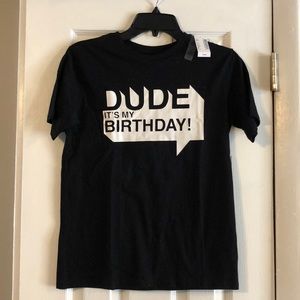 Boys Large birthday tshirt NWT